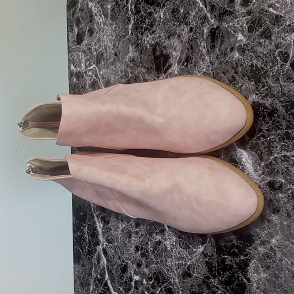 Women's Casual Pink Ankle Boots Size 43 - Picture 2 of 6